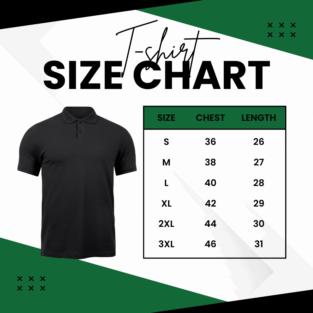 Men Full Sleeve T Shirt Black white with Parakeet Green Airtex