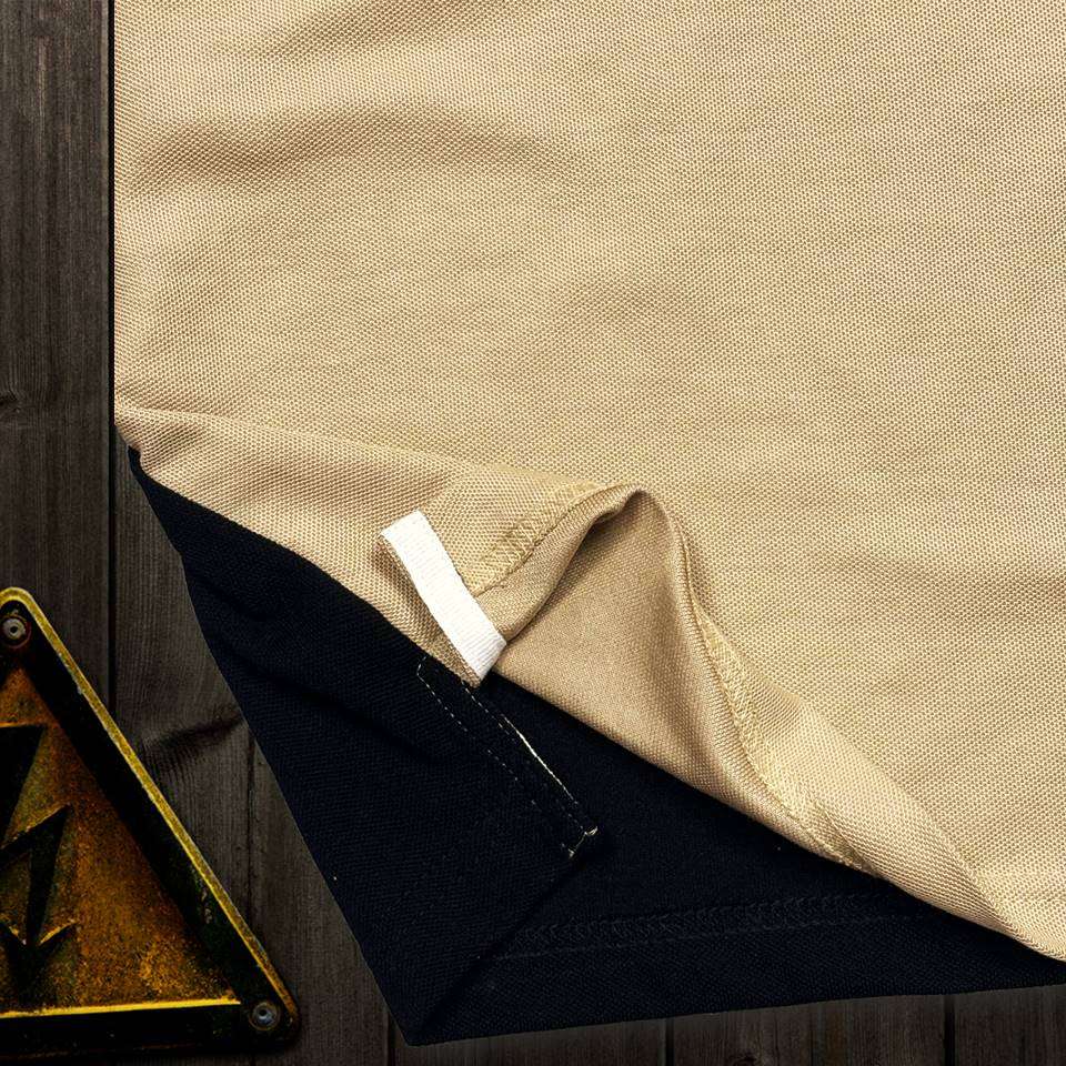 Men premium T Shirt Black and Ginger Colour Airtex