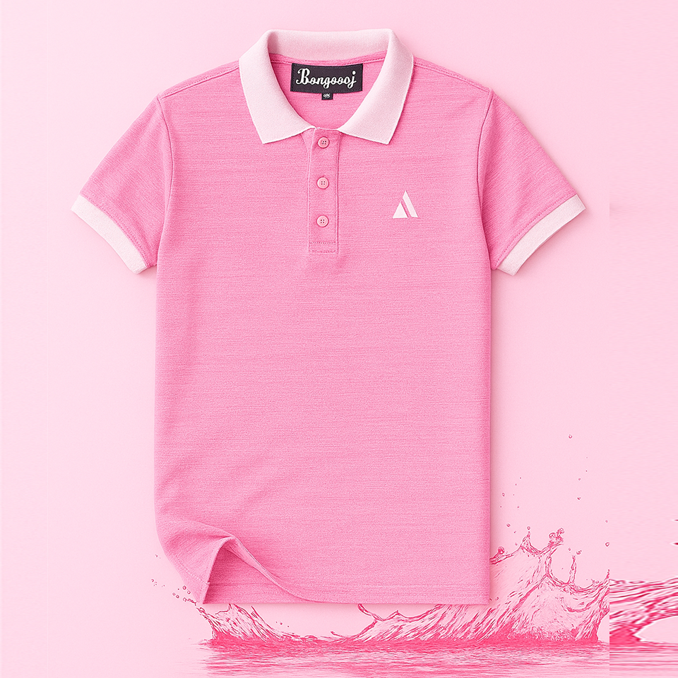 New Baby Pink Polo T-Shirt