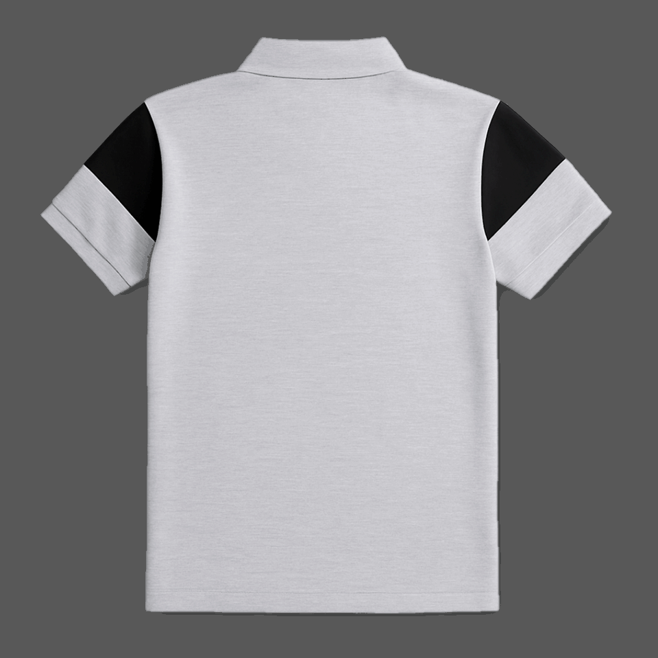 Men premium T Shirt Light Grey and Black  New Airtex