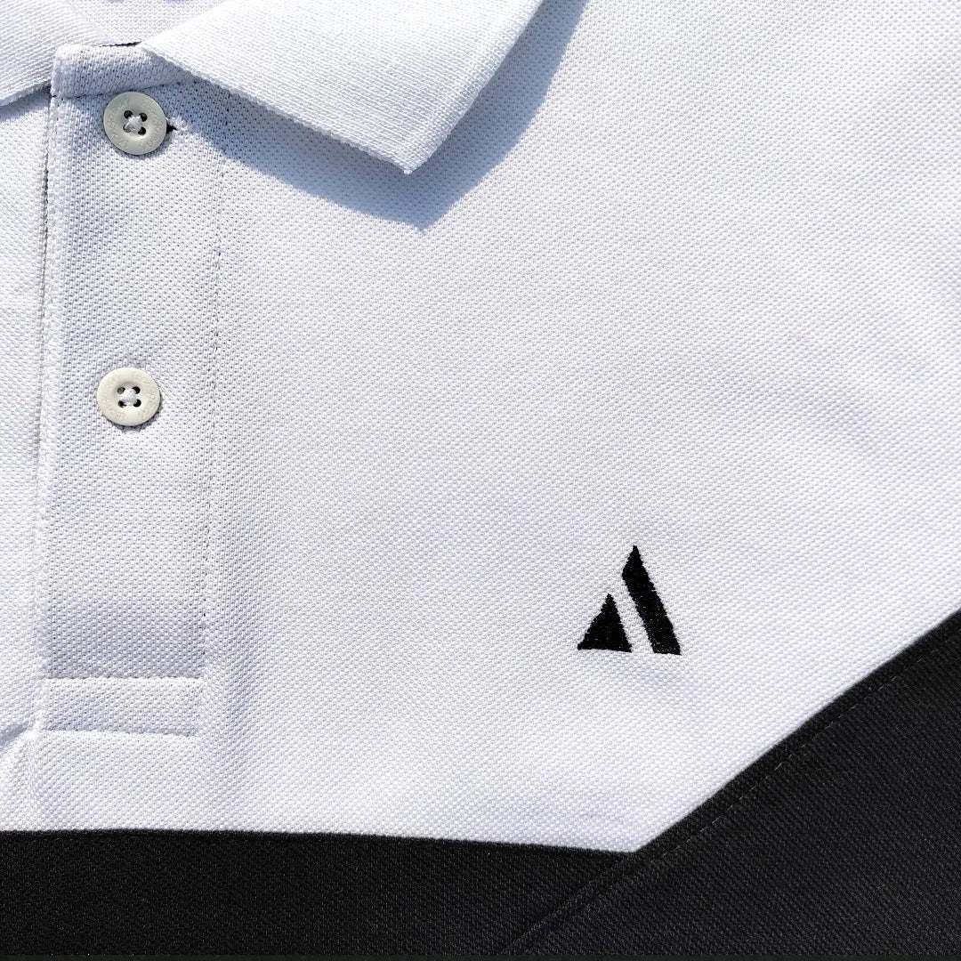 Men premium T Shirt White & Black Premium New Airtex