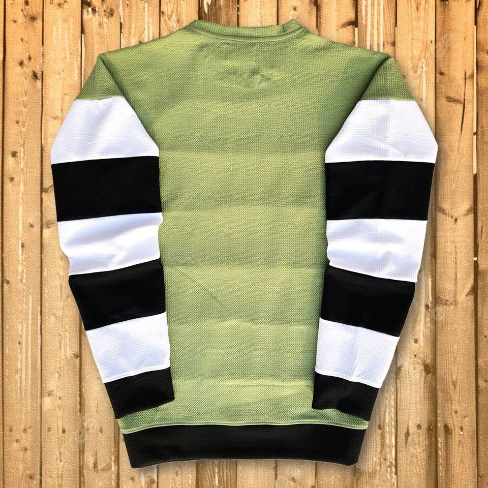 Mens Round Neck Textured Lycra winter New T Shirt Pista Green, Black with White